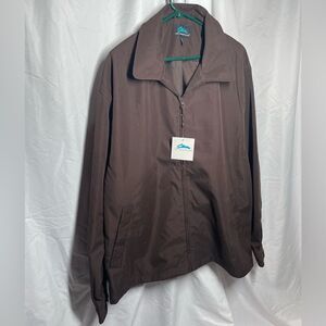 HOST PICK NEW! Men’s 2XL Brown Long Sleeve Jacket Pockets NWT Adjustable